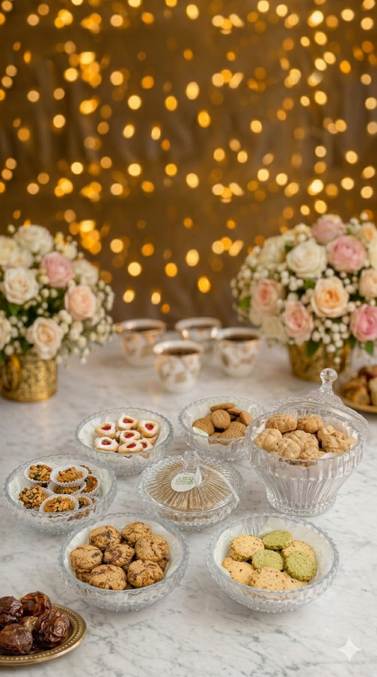 Eid crystals bowls  كرستالات مامولي